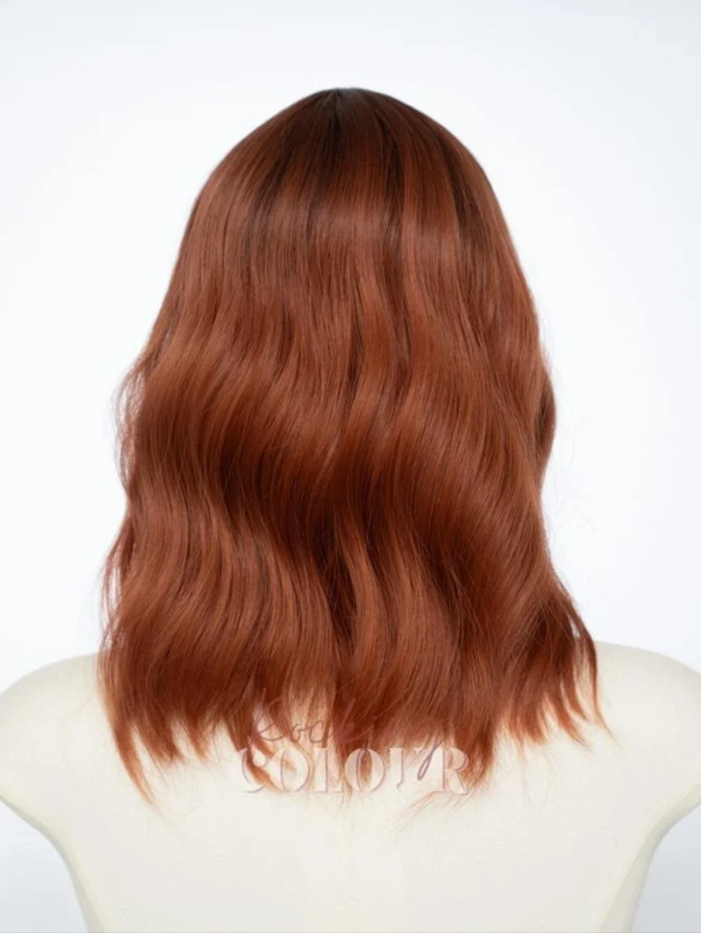 Copper Ginger Wavy Bob Wig